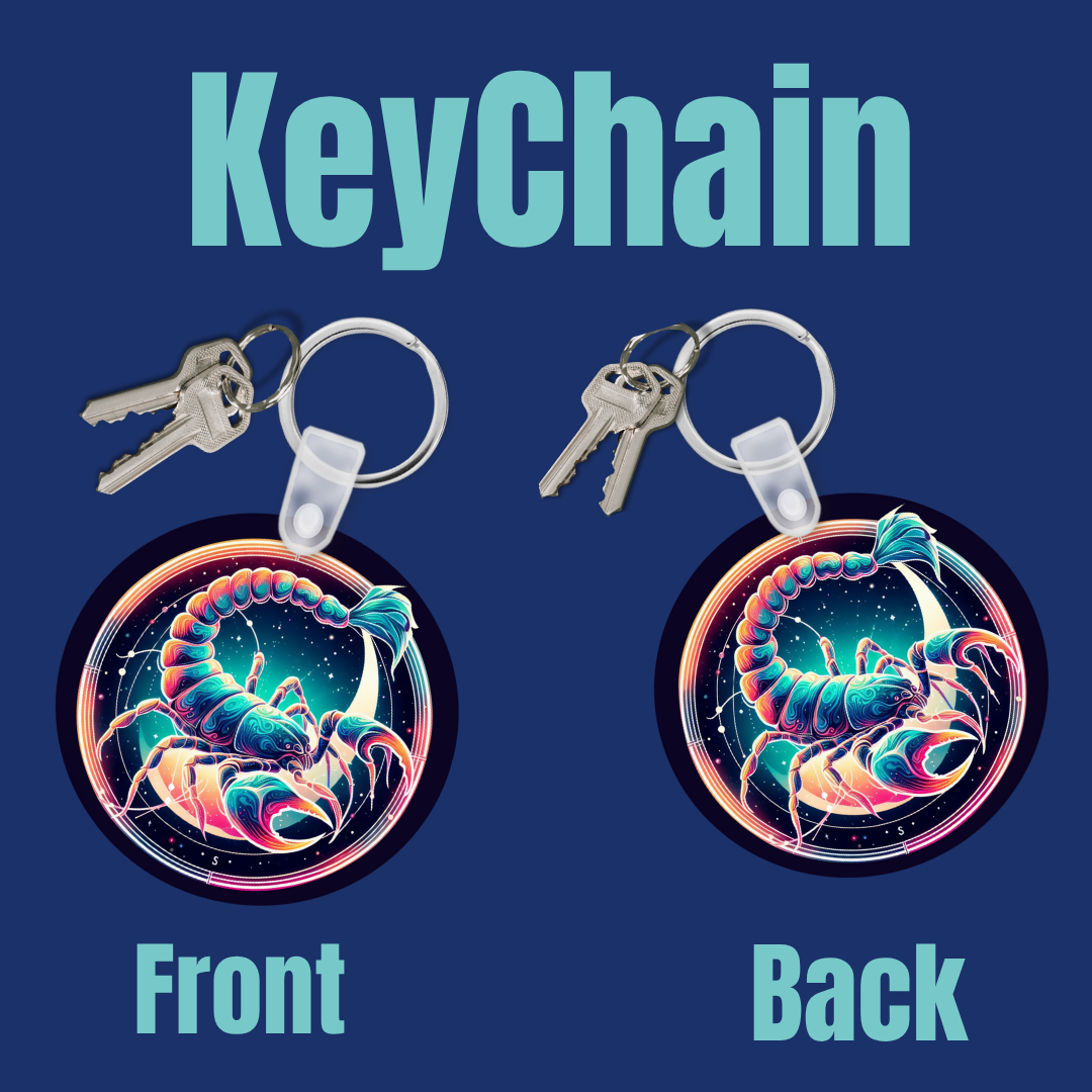 Zodiac Glow Keychain Collection