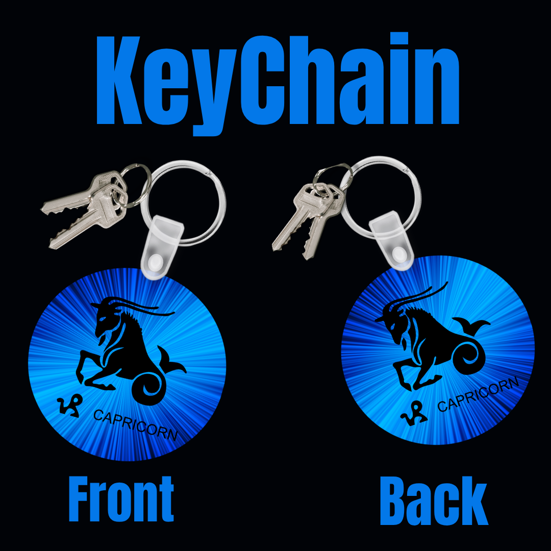 Zodiac Glow Keychain Collection