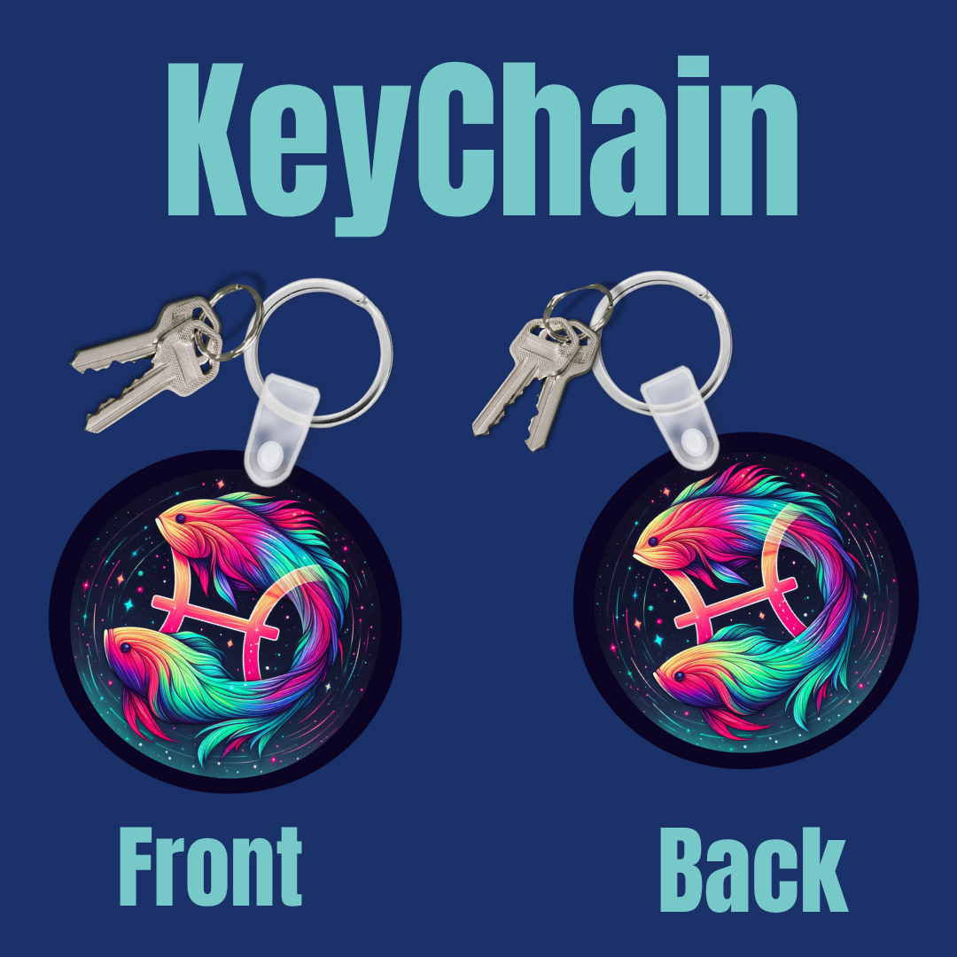 Zodiac Glow Keychain Collection