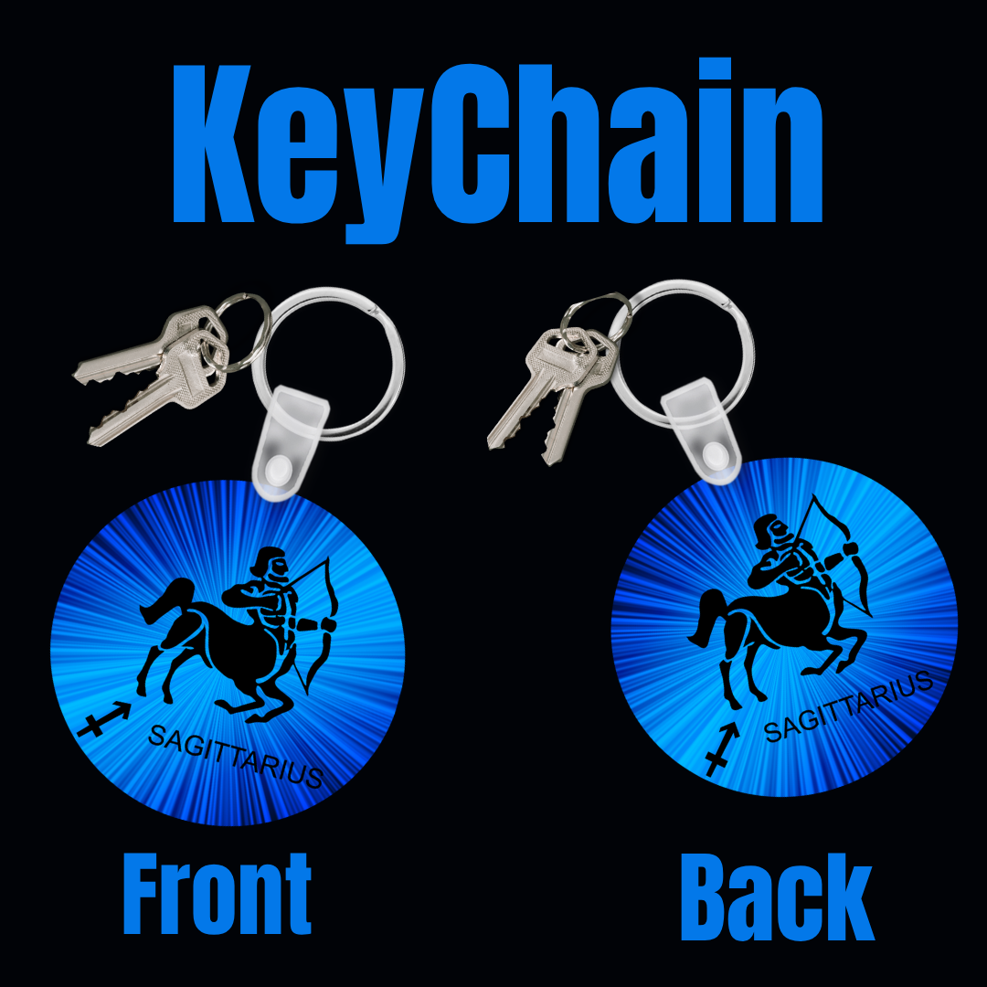 Zodiac Glow Keychain Collection