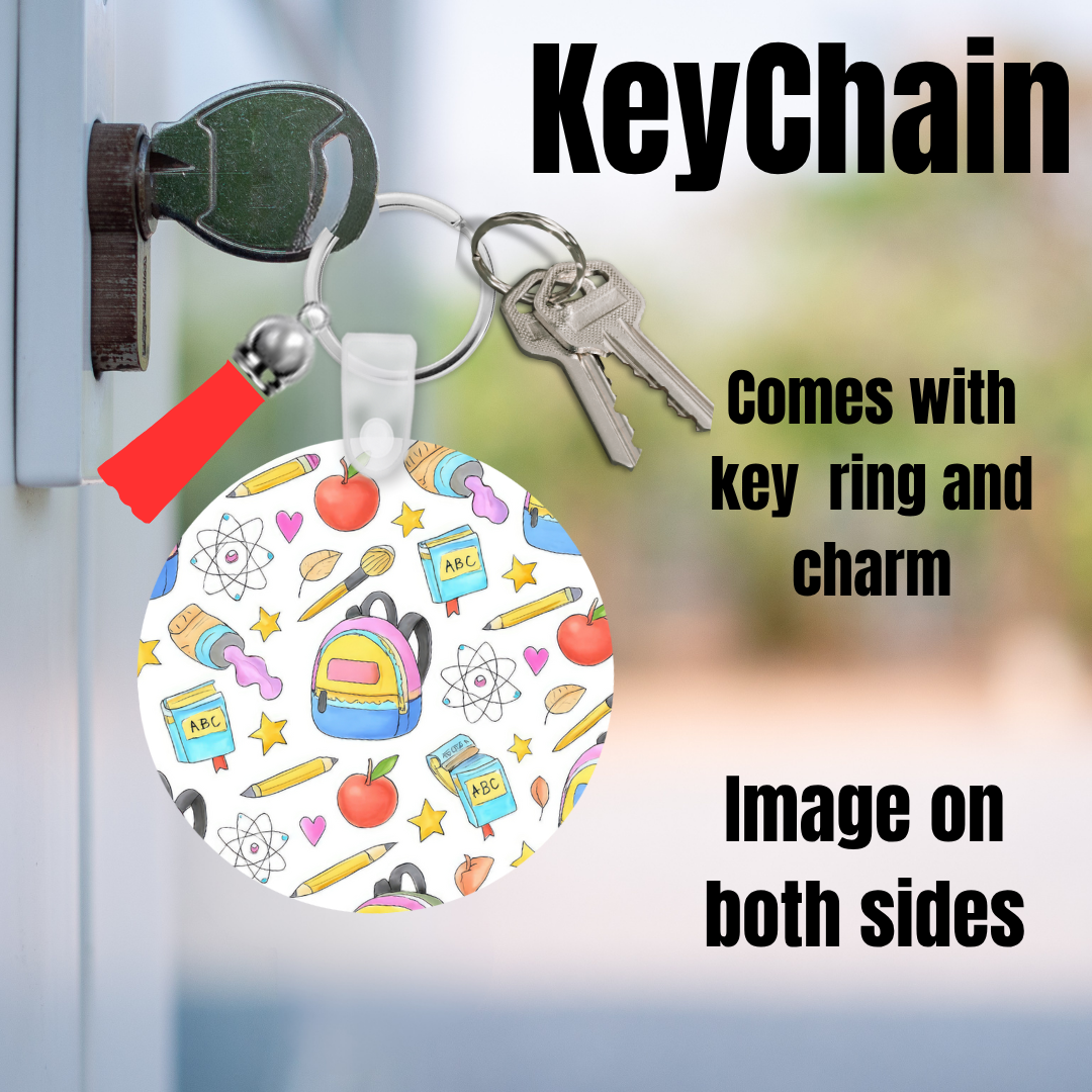 Back-to-School Vibes Keychain Collection πβοΈπ