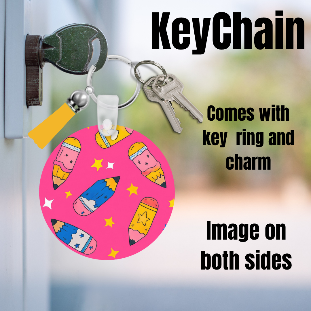Back-to-School Vibes Keychain Collection πβοΈπ