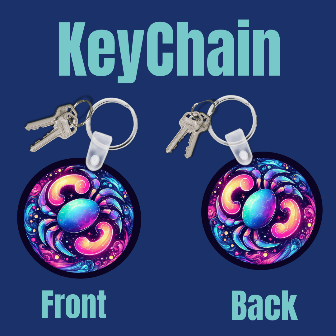 Zodiac Glow Keychain Collection