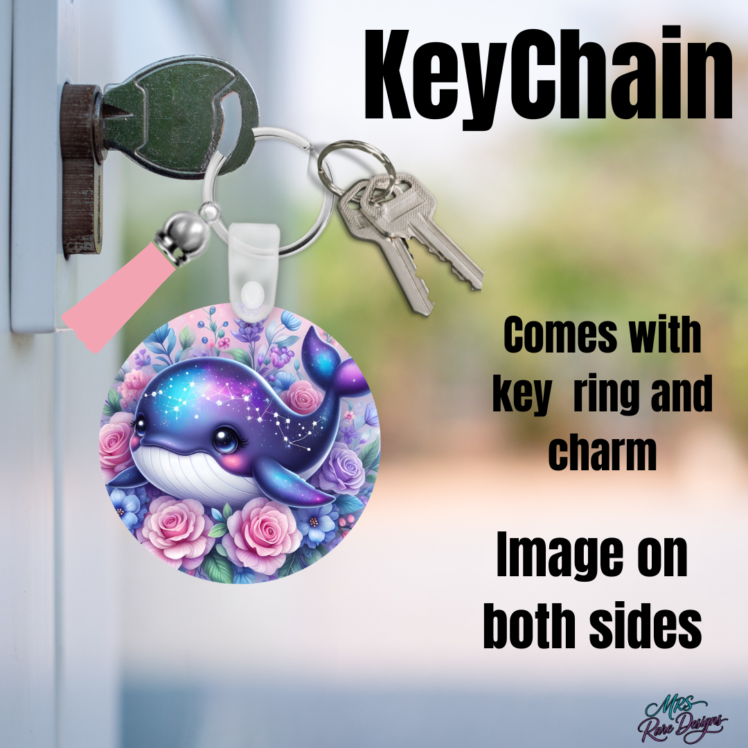 OceanBloom Charm Keychain Set