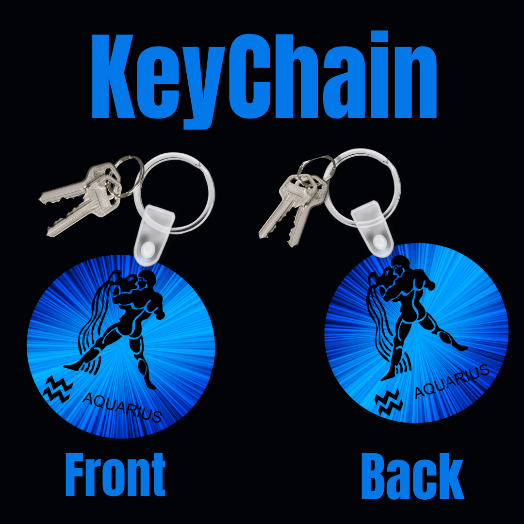 Zodiac Glow Keychain Collection