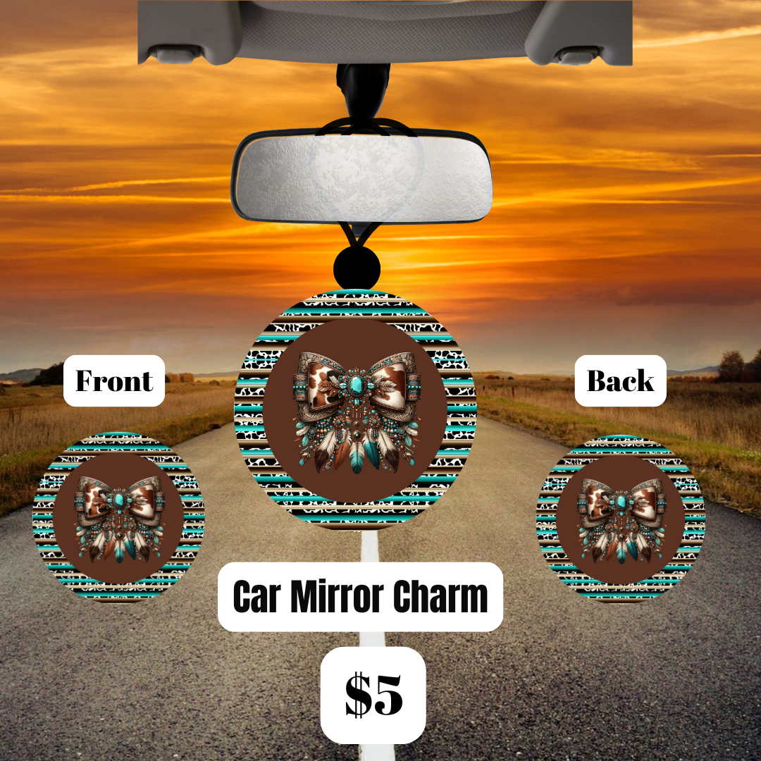 Turquoise Tribal Dream DIY Scented Car Freshener