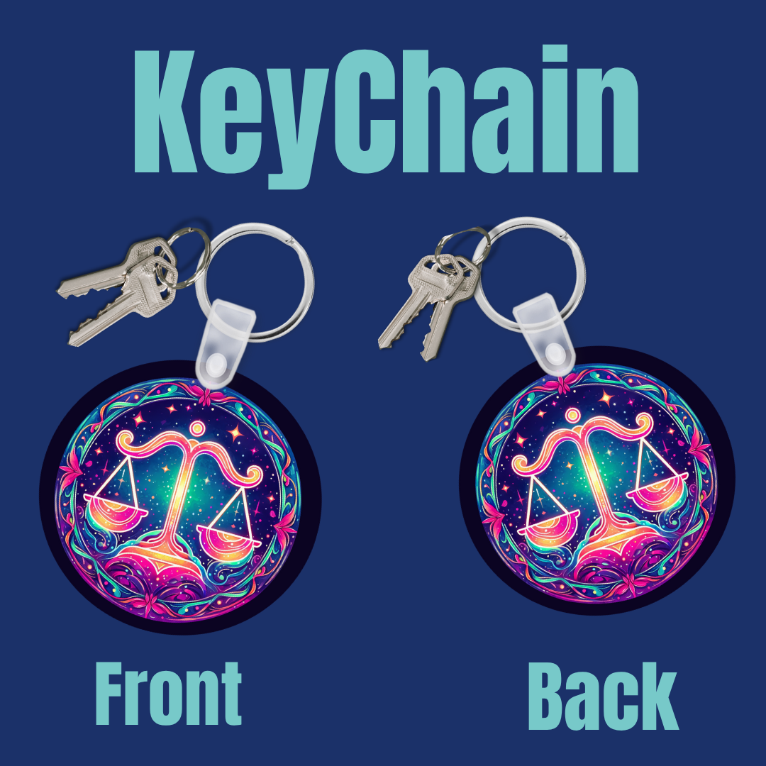 Zodiac Glow Keychain Collection