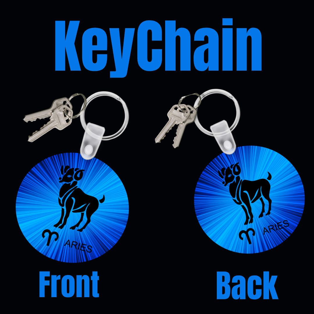 Zodiac Glow Keychain Collection