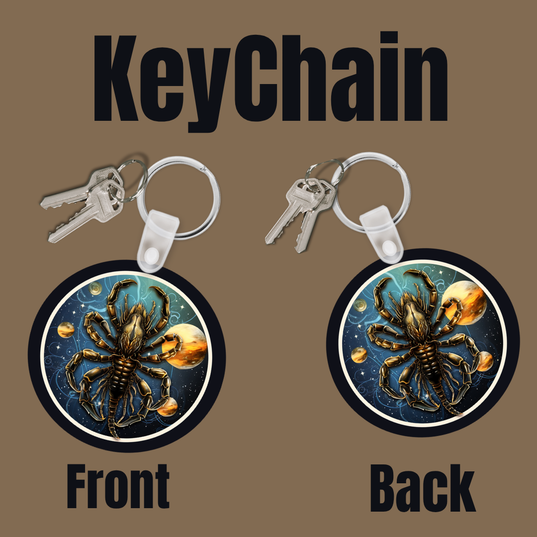 Celestial Signs Keychain Collection