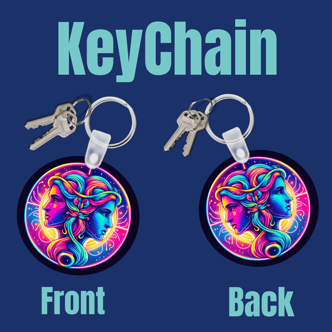 Zodiac Glow Keychain Collection