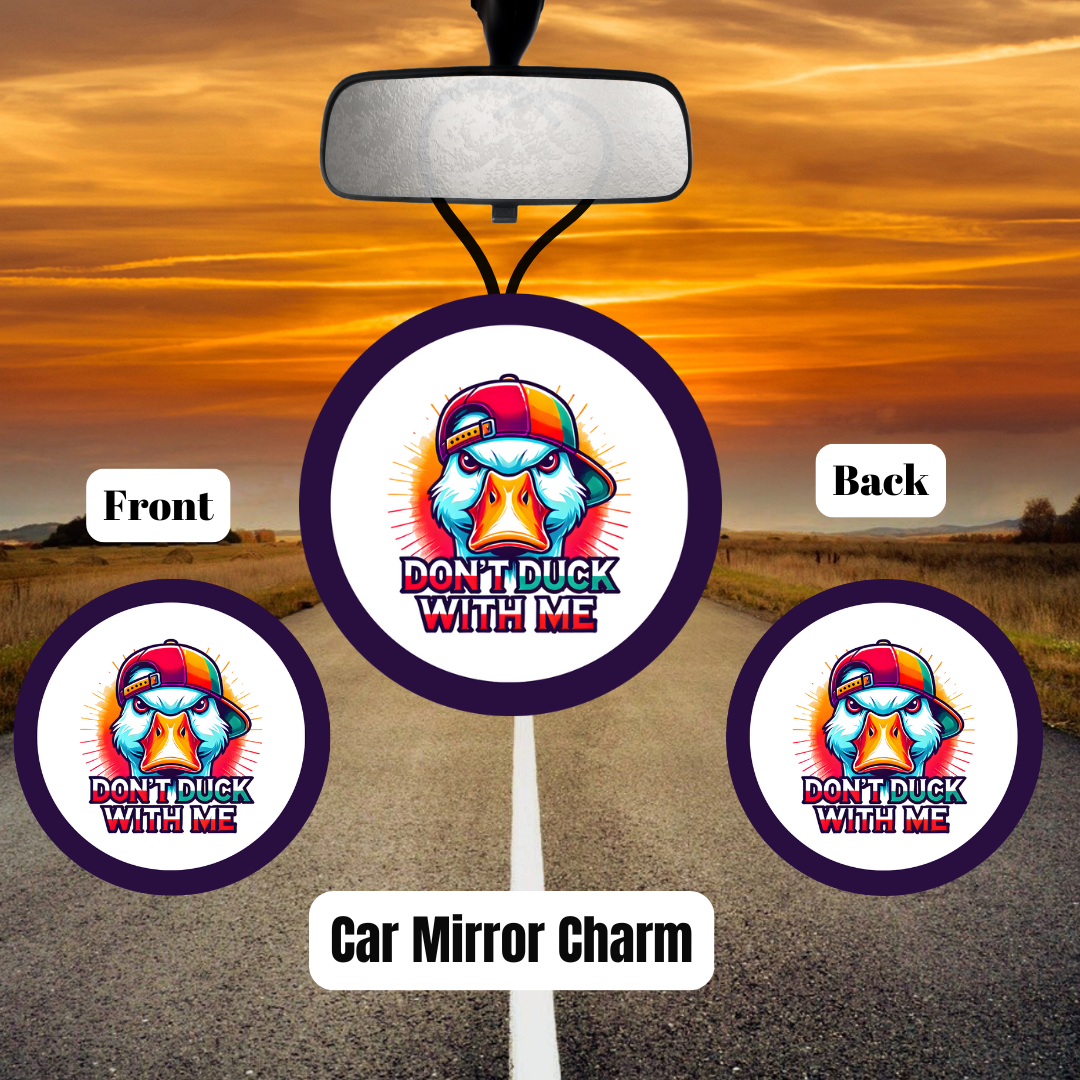 Duck Duo Car Mirror Charm Set
