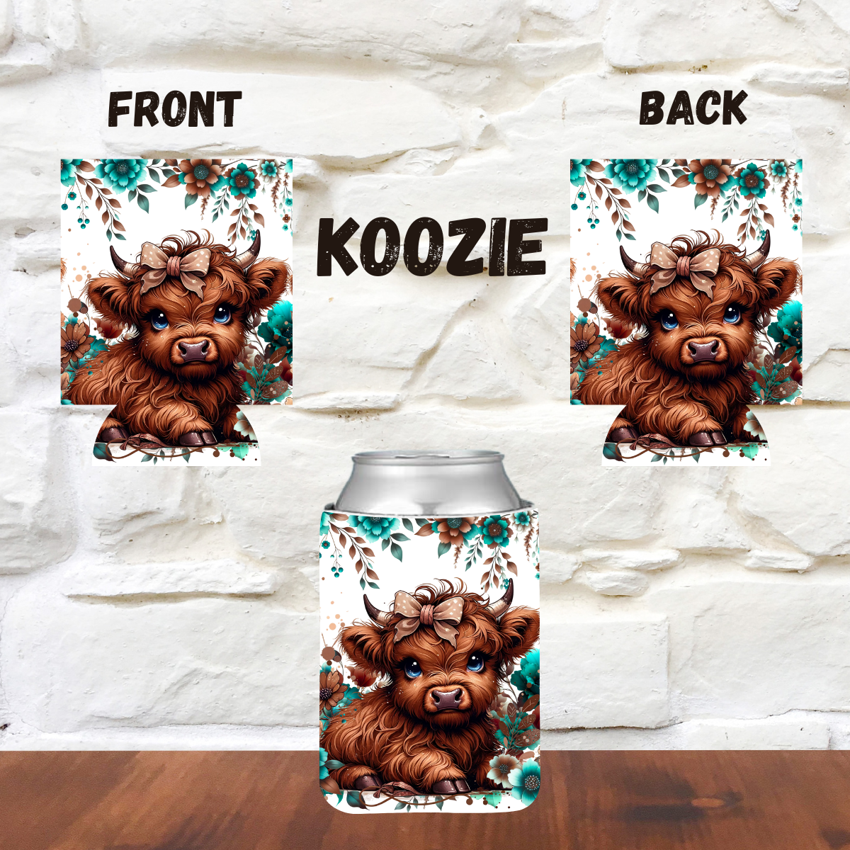 Sweet Highland Sips Koozie