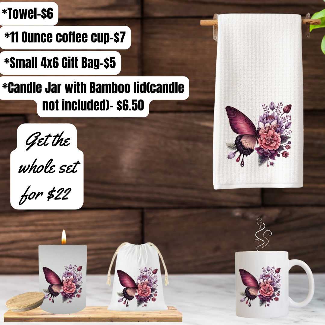 π¦ Butterfly Bloom Gift Set β 4-Piece Coordinated Collection