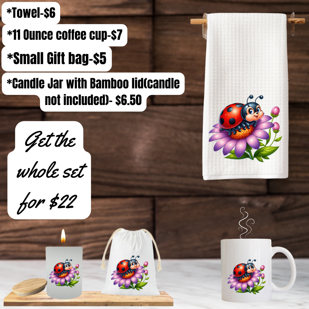π Ladybug Garden Delight 4-Piece Gift Set