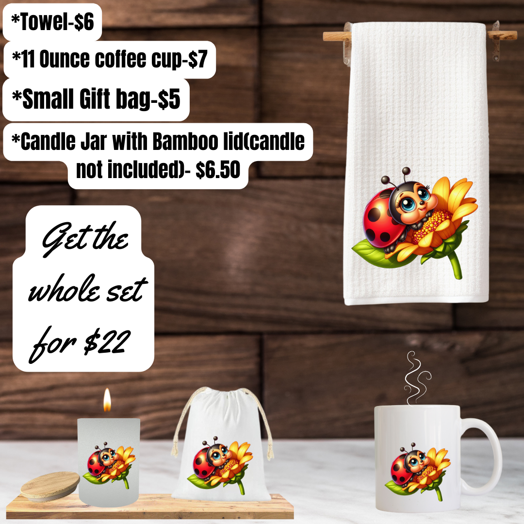 π Ladybug Garden Delight 4-Piece Gift Set