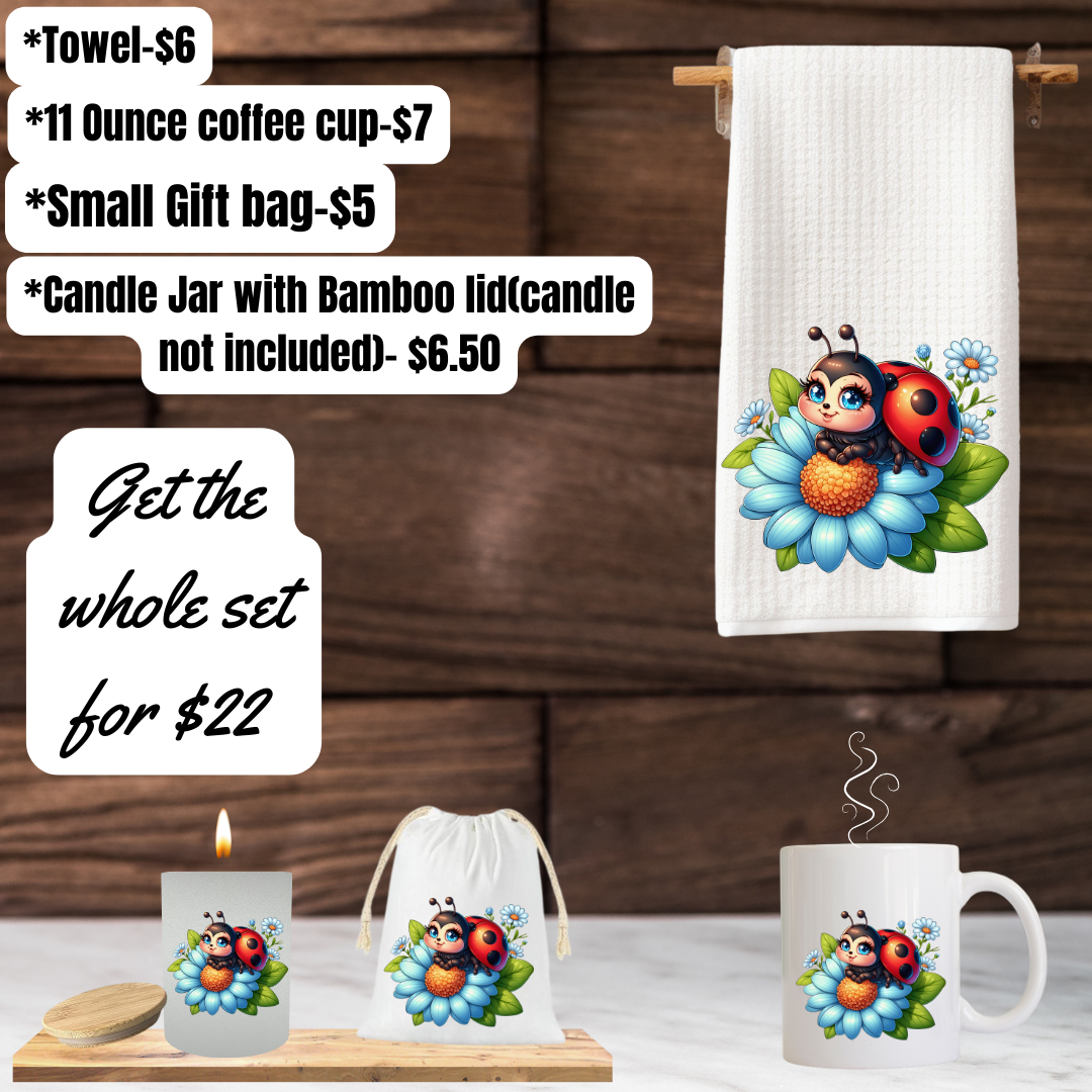 π Ladybug Garden Delight 4-Piece Gift Set