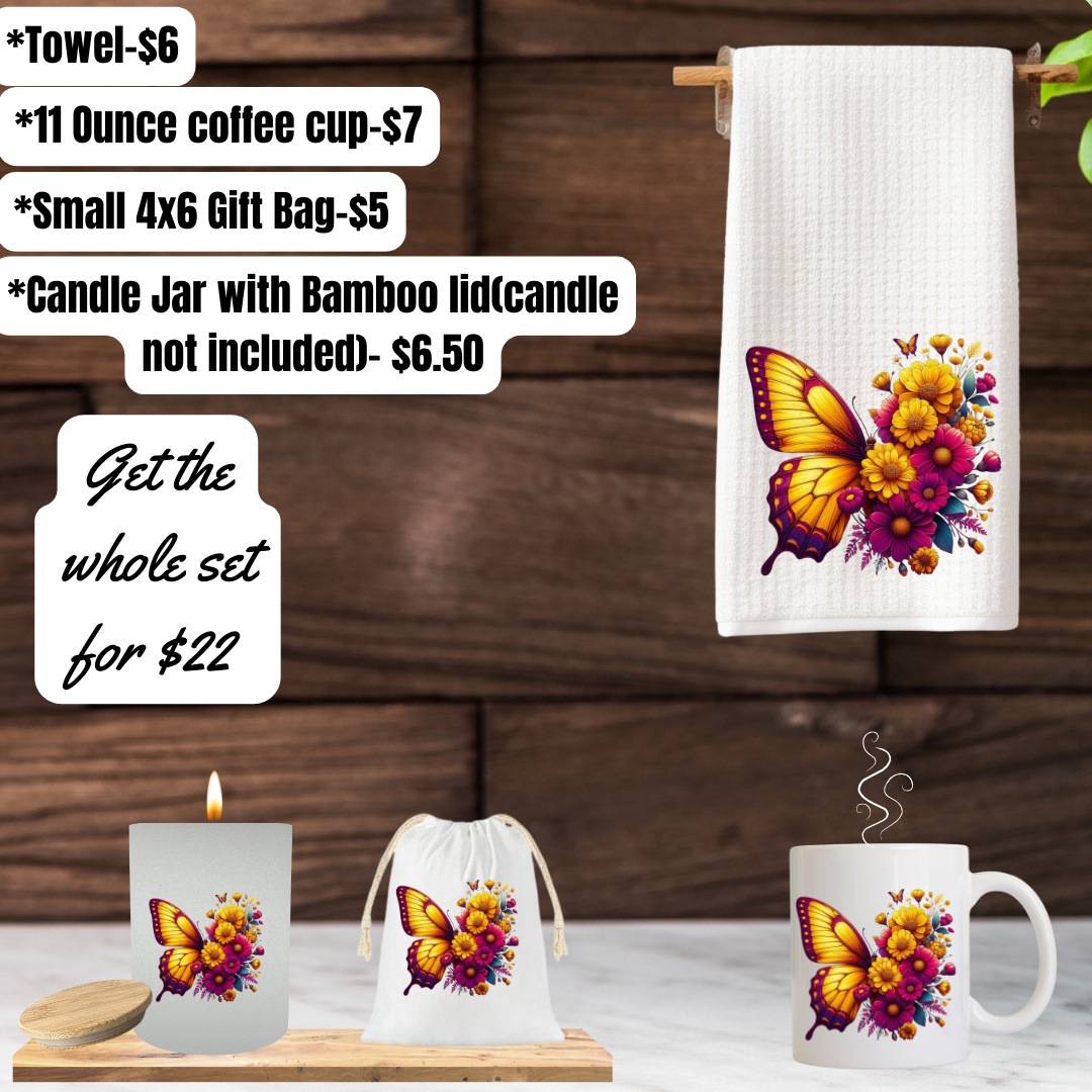 π¦ Butterfly Bloom Gift Set β 4-Piece Coordinated Collection