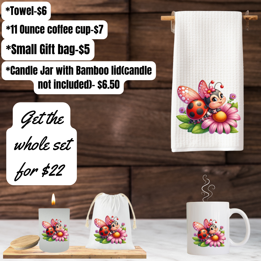 π Ladybug Garden Delight 4-Piece Gift Set