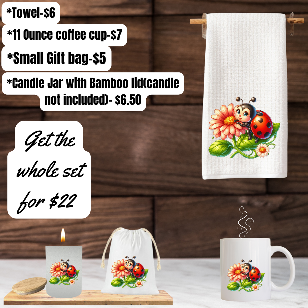 π Ladybug Garden Delight 4-Piece Gift Set