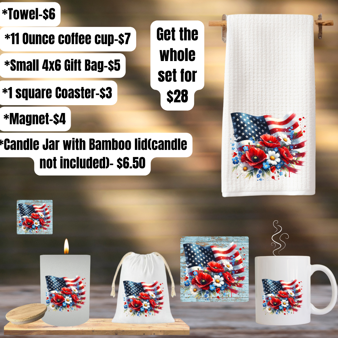 Patriotic Americana Home & Gift Set