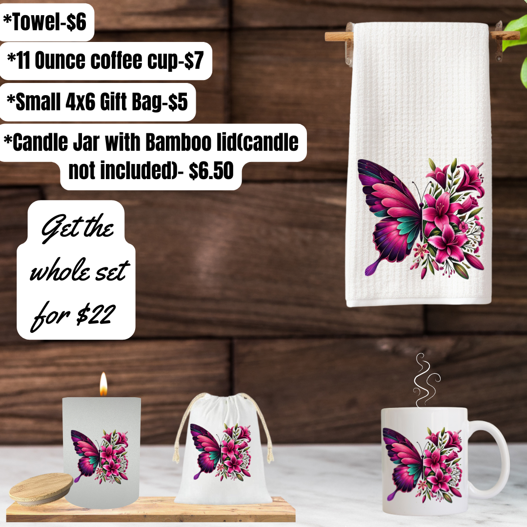 π¦ Butterfly Bloom Gift Set β 4-Piece Coordinated Collection