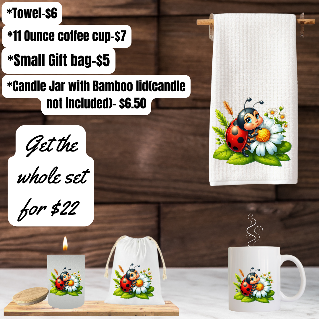 π Ladybug Garden Delight 4-Piece Gift Set