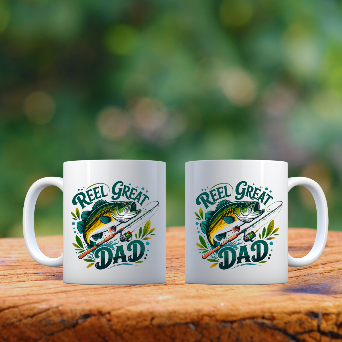 š£ Reel Great Dad Fishing Mug