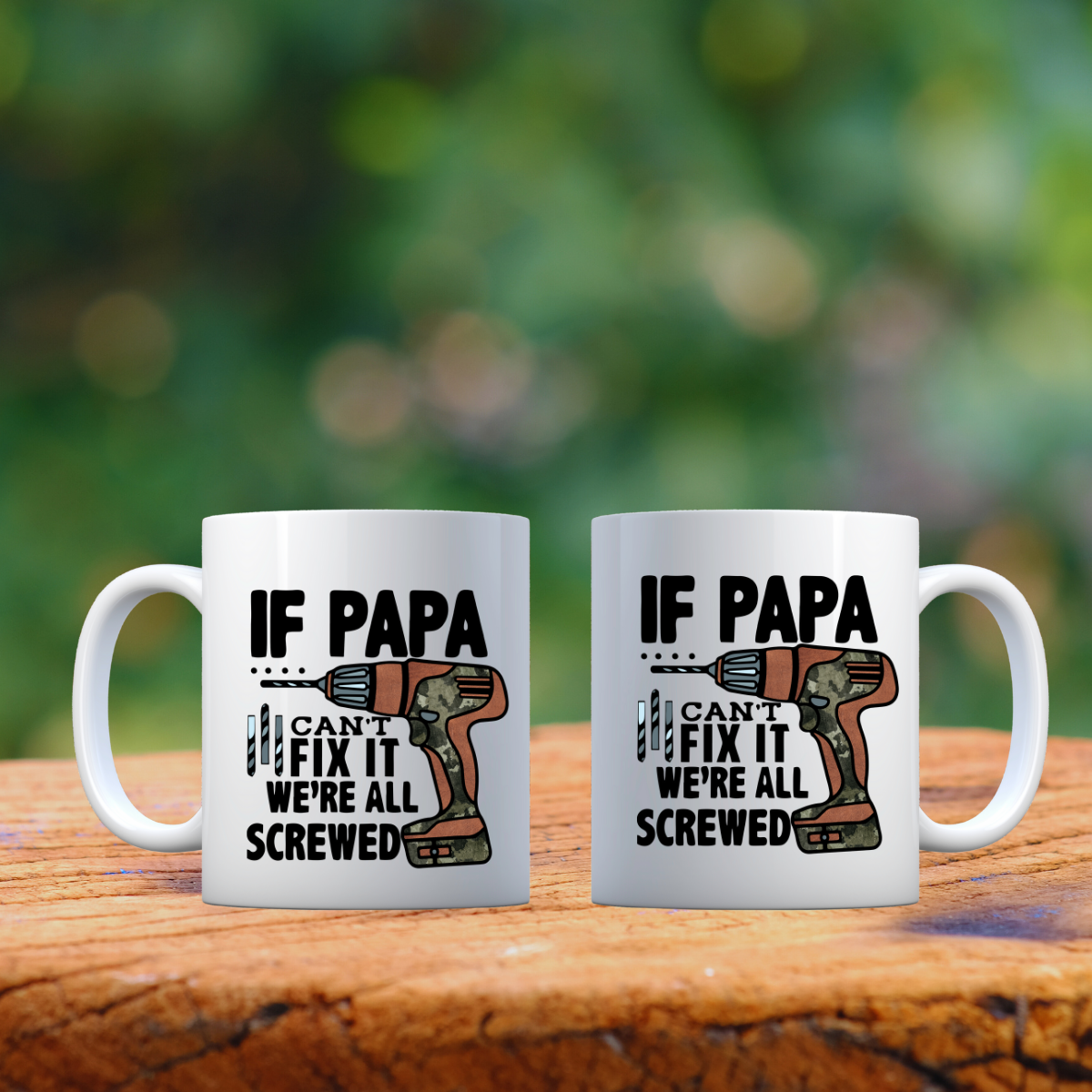 Fix-It Grandpa & Papa Mug Set