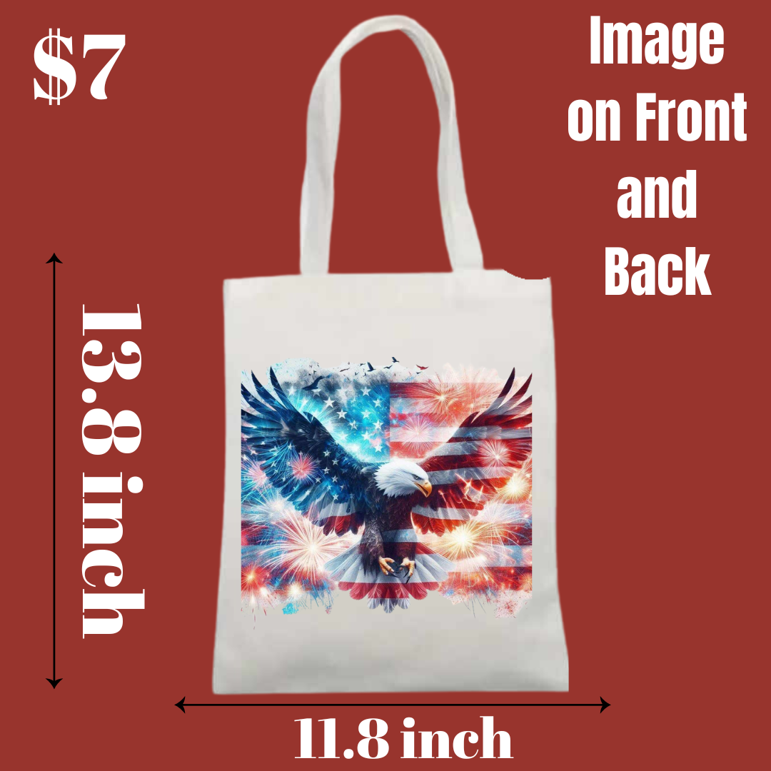 Patriotic Celebration Tote Bags