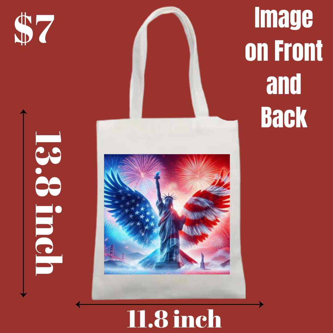 Patriotic Celebration Tote Bags