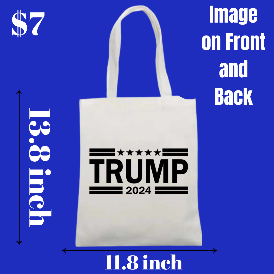 Trump 2024 and "I'm Voting for the Felon" Tote Bags