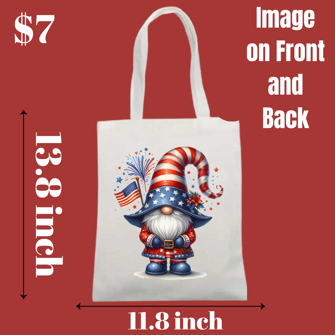 Patriotic Gnome Tote Bag Collection