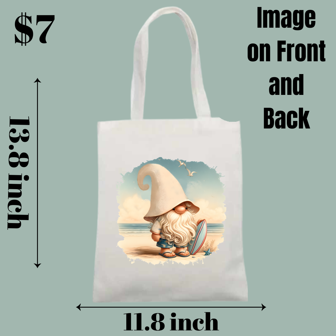 Beach Gnome Tote Bags Collection