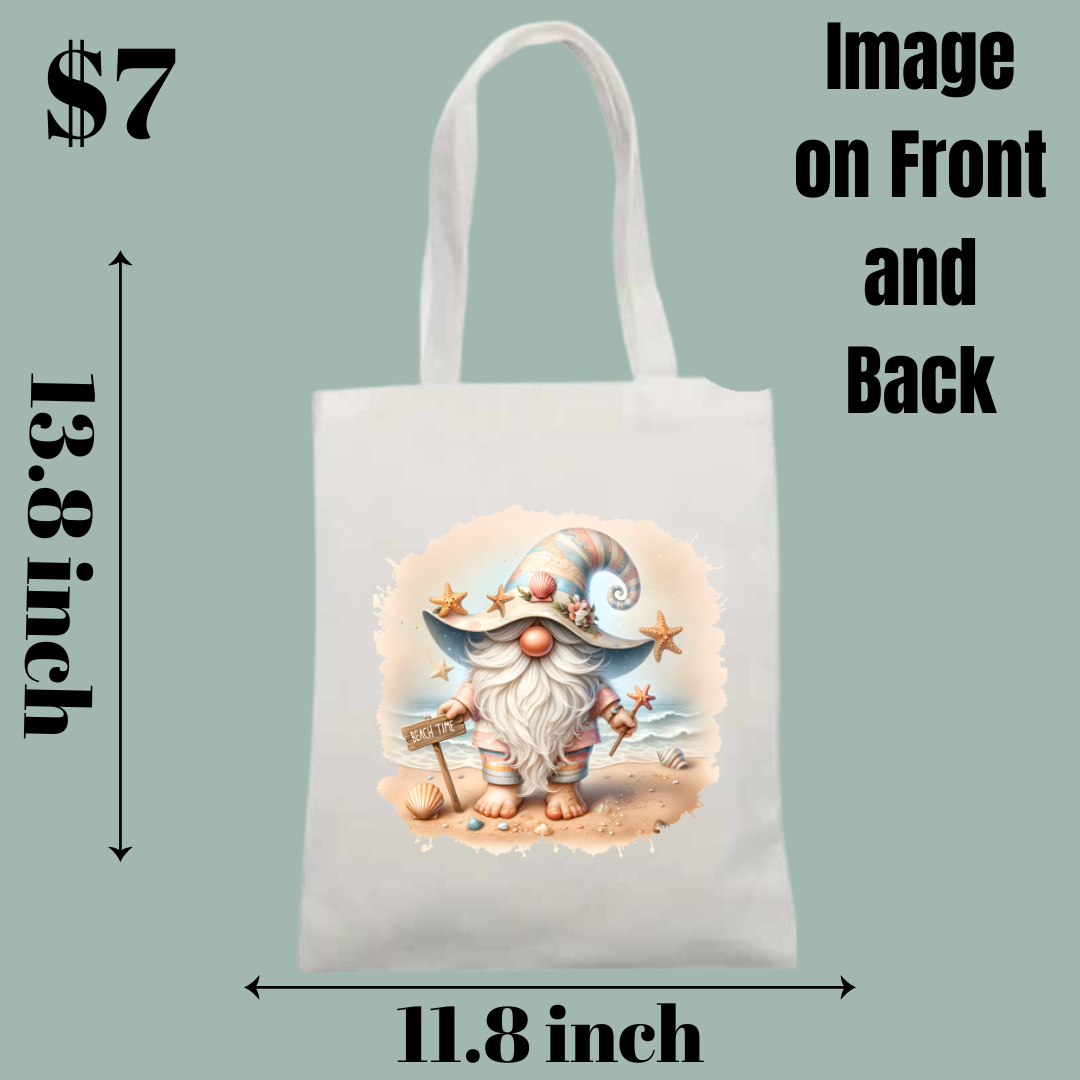 Beach Gnome Tote Bags Collection