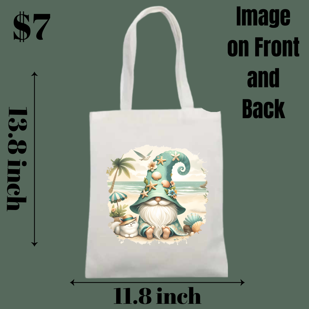 Beach Gnome Tote Bags Collection