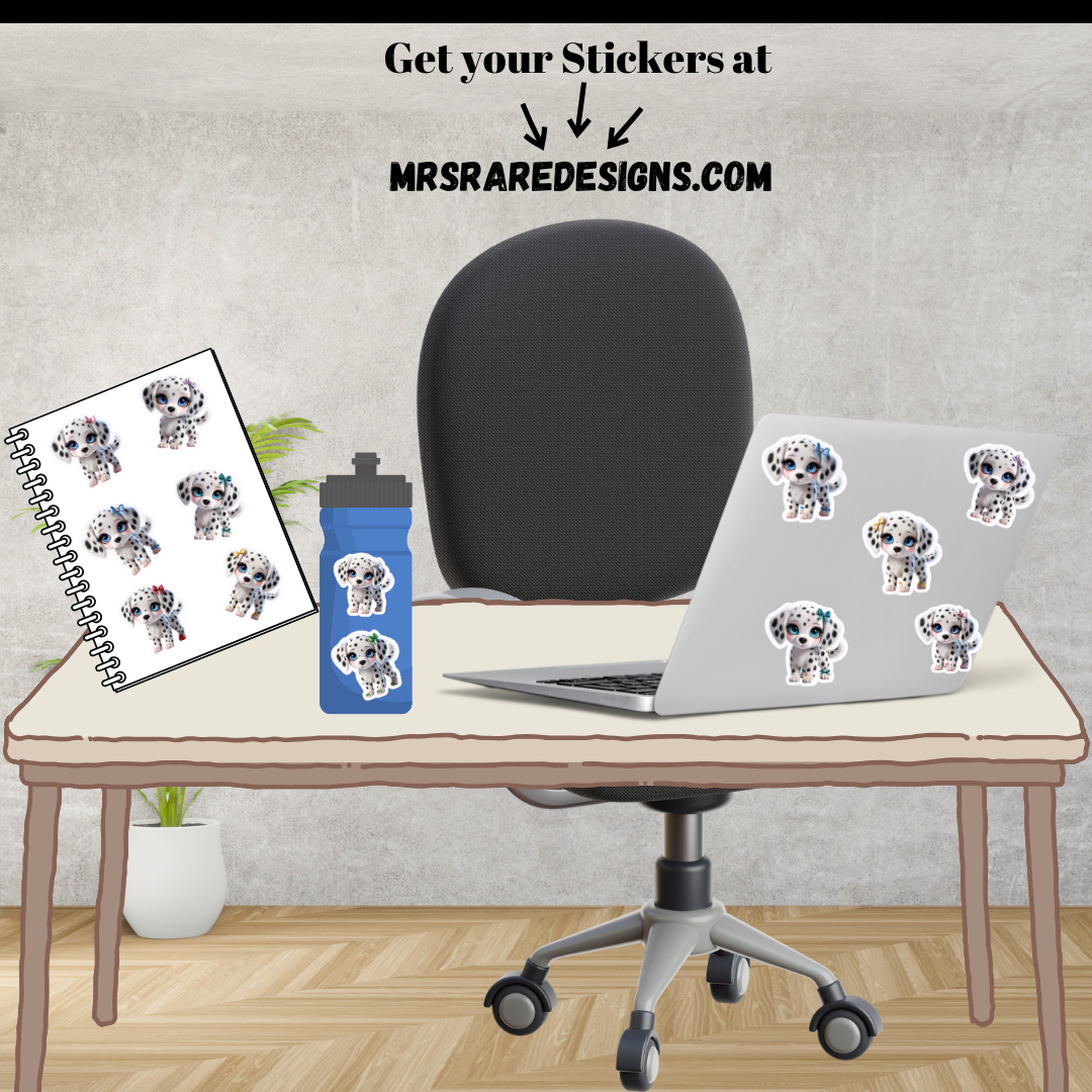 ✨ Twirly Tails Dalmatian Sticker Set ✨