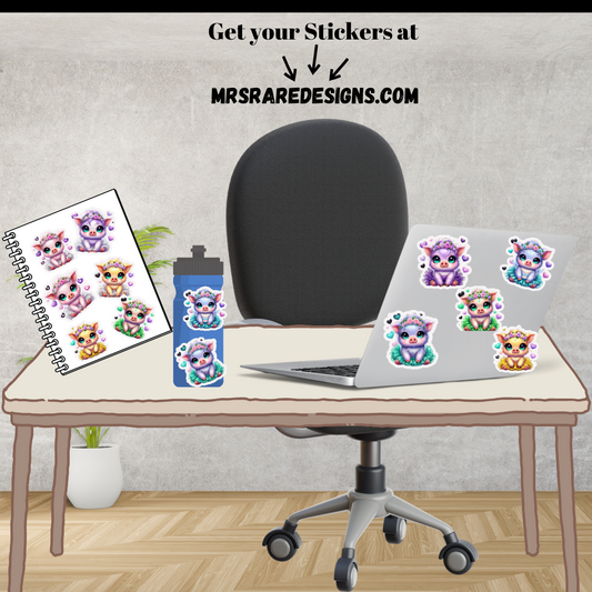 Whimsy Piglets Sticker Sheet