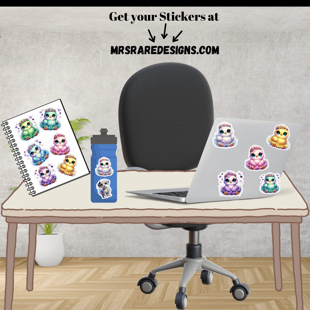 Twirly Tweeties Sticker Sheet
