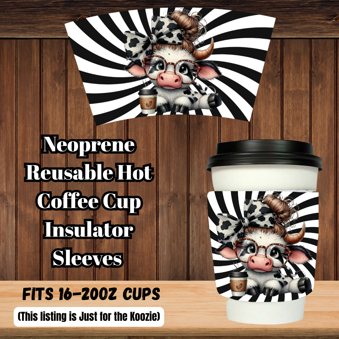 Cow Print Cozy Koozie Collection