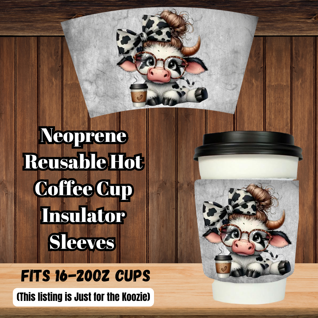 Cow Print Cozy Koozie Collection