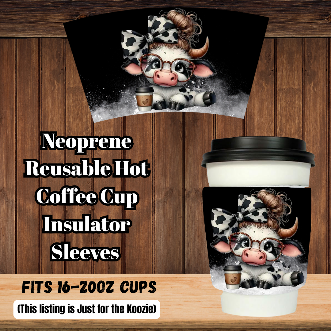Cow Print Cozy Koozie Collection