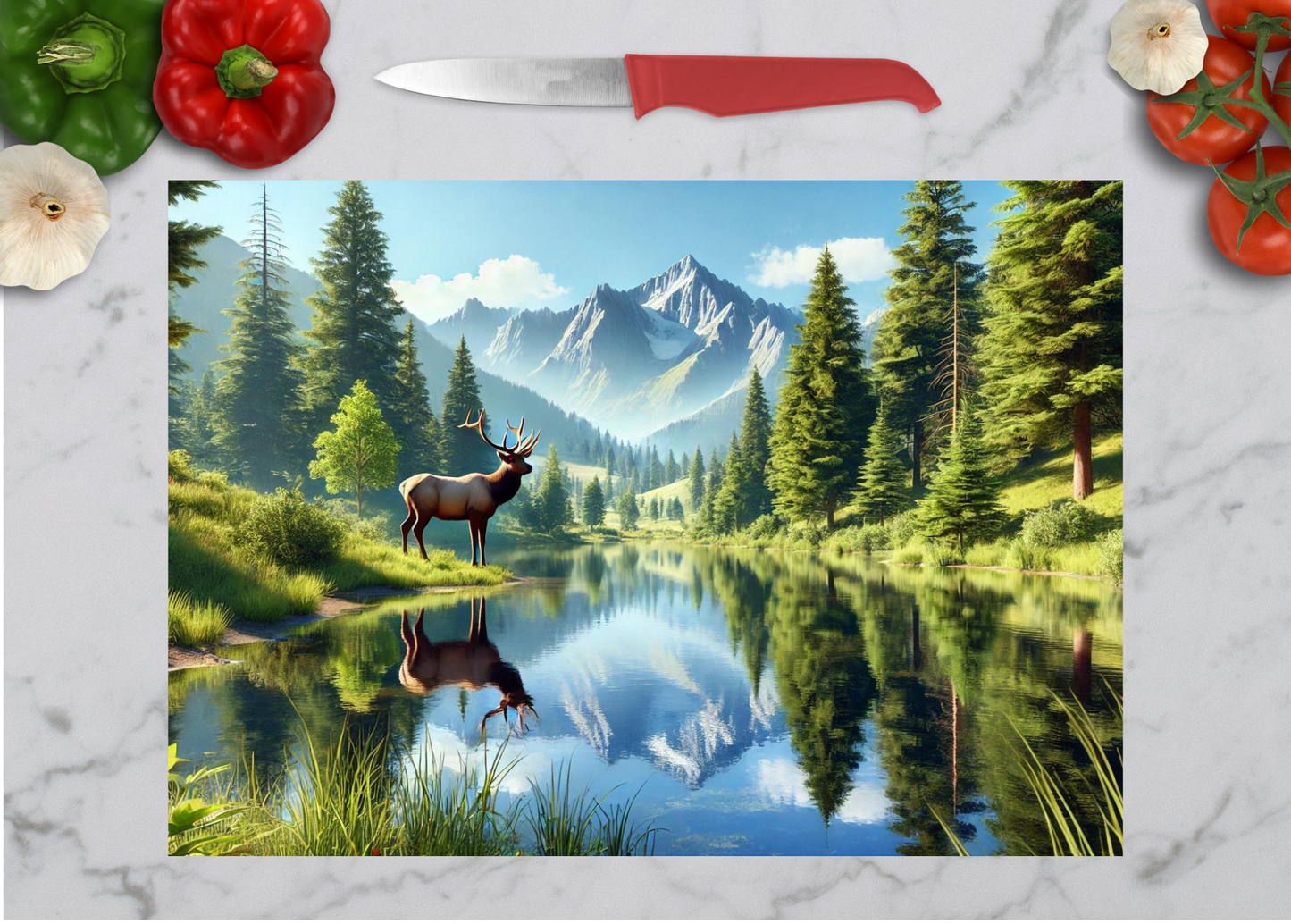 Nature-Inspired Glass Cutting Boards