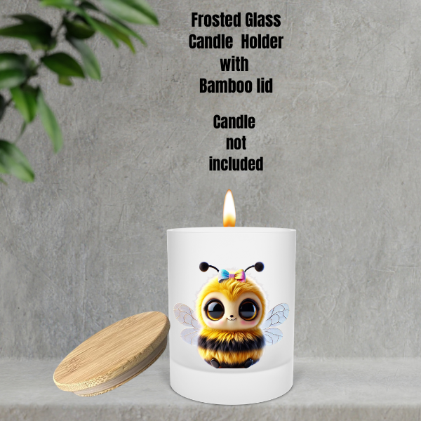 Bee-yond Cute Frosted Candle Holder Collection