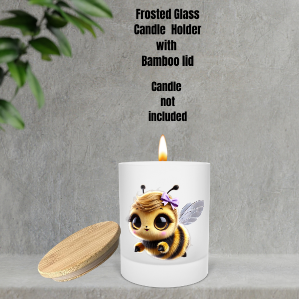 Bee-yond Cute Frosted Candle Holder Collection