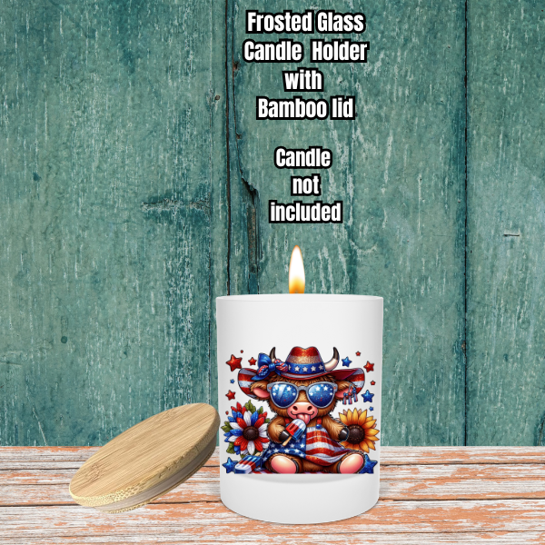 Stars & Stripes Highland Cow Gift Set