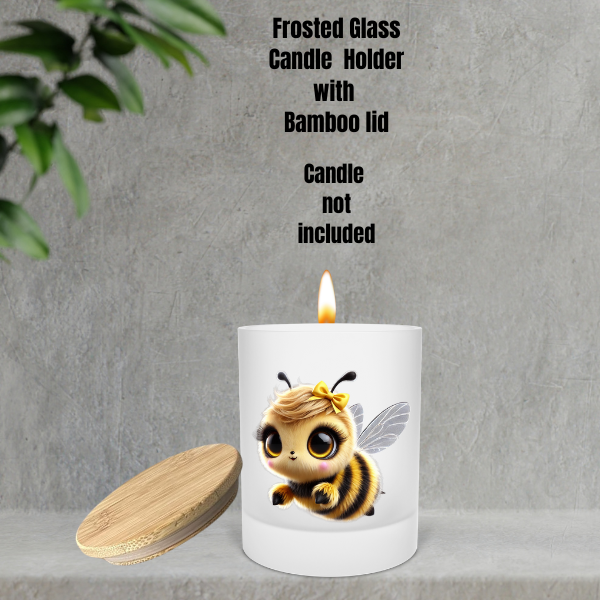 Bee-yond Cute Frosted Candle Holder Collection