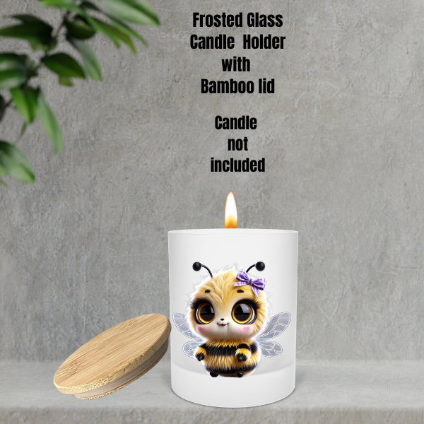 Bee-yond Cute Frosted Candle Holder Collection