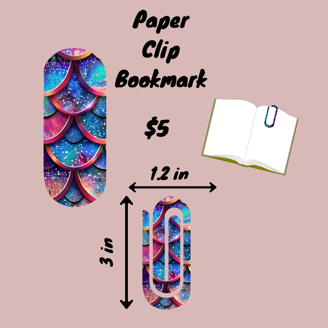 ✨ Celestial Scales Paper Clip Bookmark Collection ✨