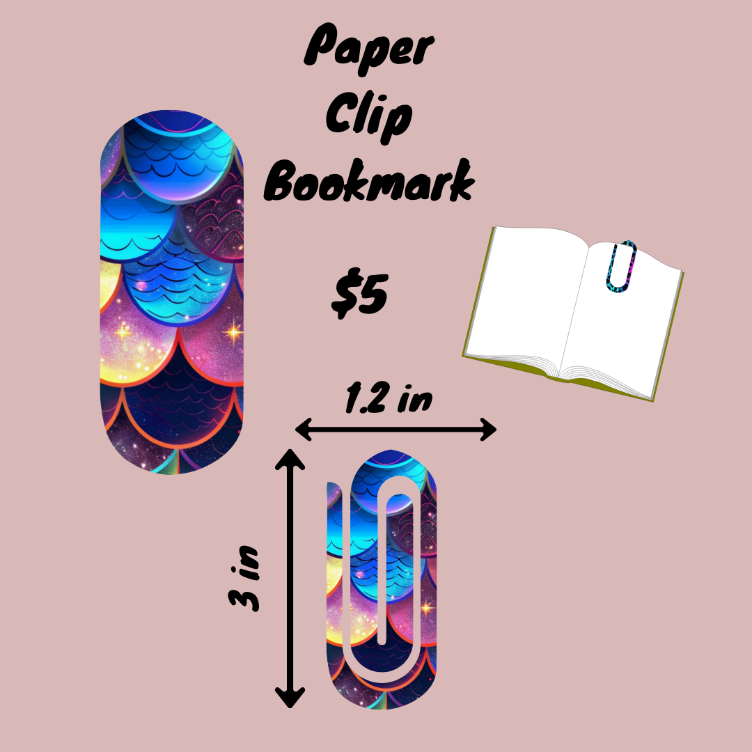 ✨ Celestial Scales Paper Clip Bookmark Collection ✨