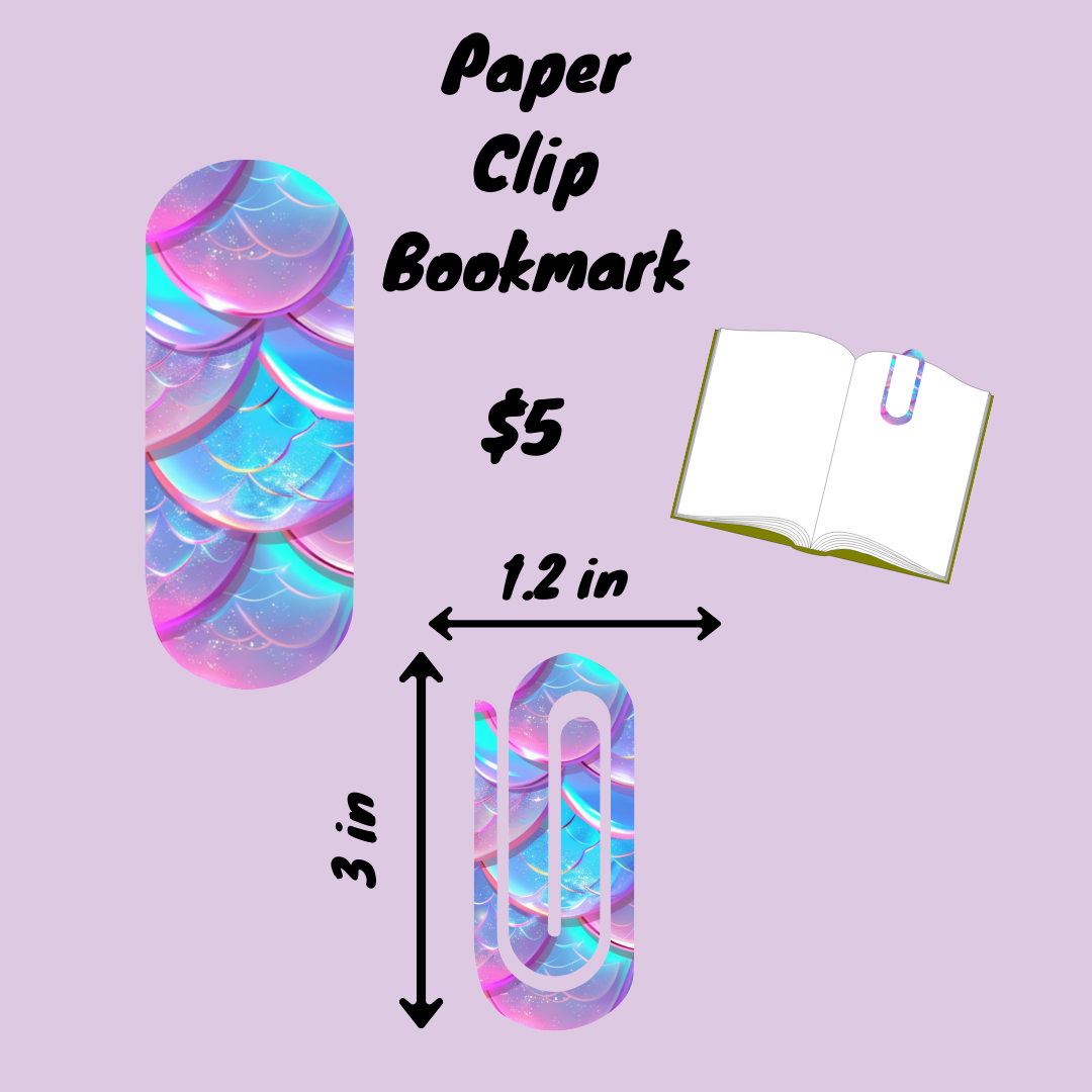 ✨ Celestial Scales Paper Clip Bookmark Collection ✨